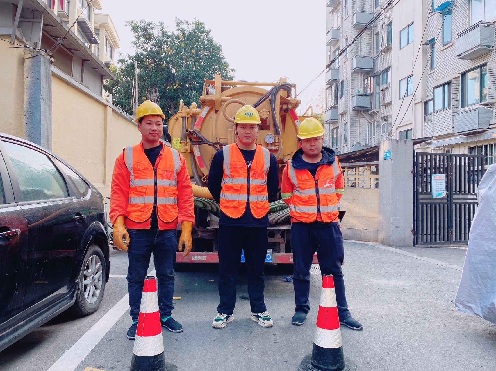 北京西路南京某小区管道清淤检测施工